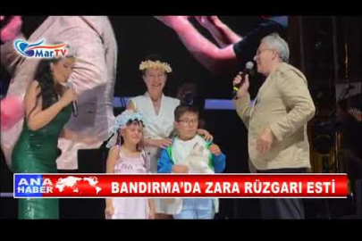 BANDIRMA’DA ZARA RÜZGARI ESTİ