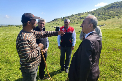 MÜDÜR DÜZGÜN, ÜRETİCİNİN SESİNİ KIRSALDA DİNLEDİ