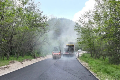 Gölcük Tabiat Parkı’nda yollar asfaltlanıyor, konfor artıyor