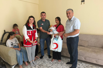 EDREMİT’TE HANELERE SOSYAL HİZMET DESTEĞİ
