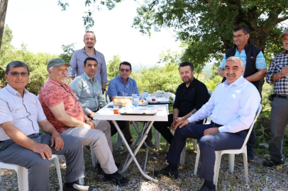 GAGA YAĞMUR HAYIRLARINDA VATANDAŞLARLA BİR ARAYA GELDİ