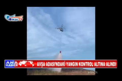 AVŞA ADASI’NDAKİ YANGIN KONTROL ALTINA ALINDI