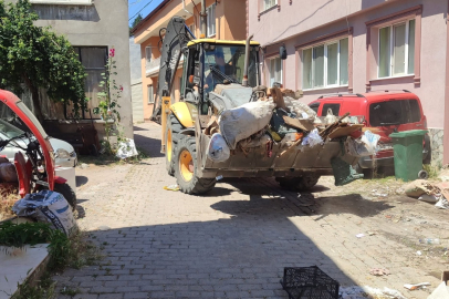 BİGADİÇ’TE ÇEVRE DÜZENLEME ÇALIŞMALARI SÜRÜYOR