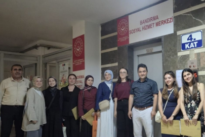 BANDIRMA SHM’DE STAJ SÜRECİ DEĞERLENDİRİLDİ